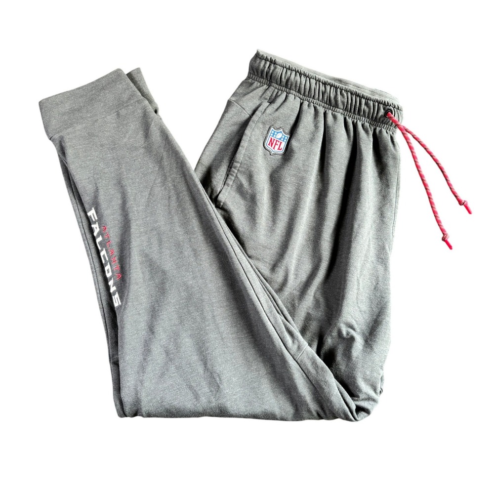 Nike NFL Atlanta‎ Falcons Dri-FIT Gray Joggers Mens XL Tapered Training Pants